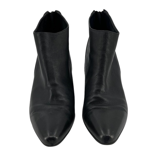 Marc Fisher Black Back Zipper Block Heel Ankle Boots Size 8 Women’s - Picture 1 of 9